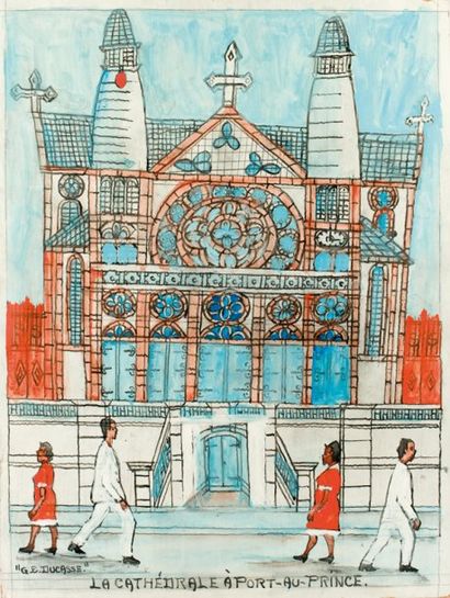 GERVAIS EMMANUEL DUCASSE (1903-1988)
La cathédrale...