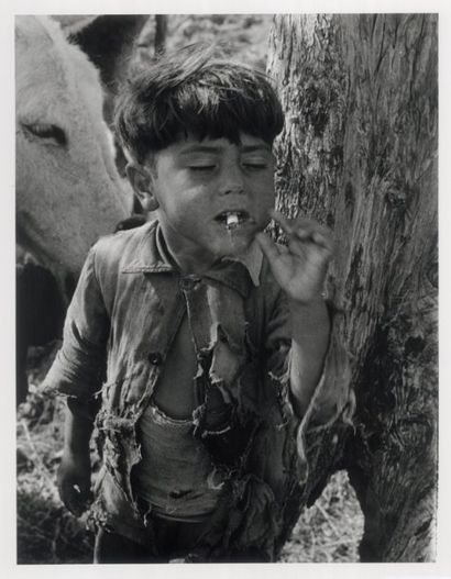 MARTIN André
GARÇONNET À LA CIGARETTE. Andalousie,...
