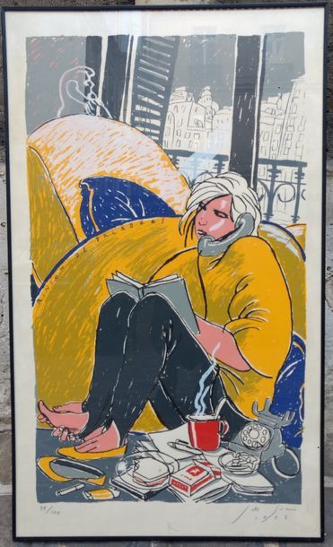 J. DE JUAN Rincon de palabras Lithographie...