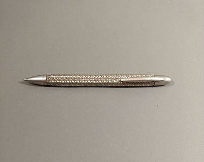 - PORSCHE Stylo à bille en acier tressé bicolore...
