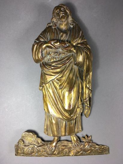 Christ Bronze Italie XVIIe siècle H. 24 ...
