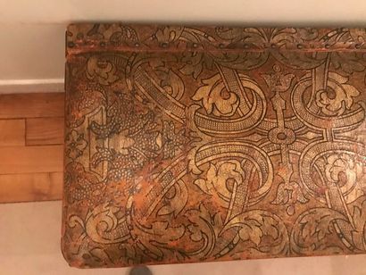 Coffre formant banquette En bois naturel,...