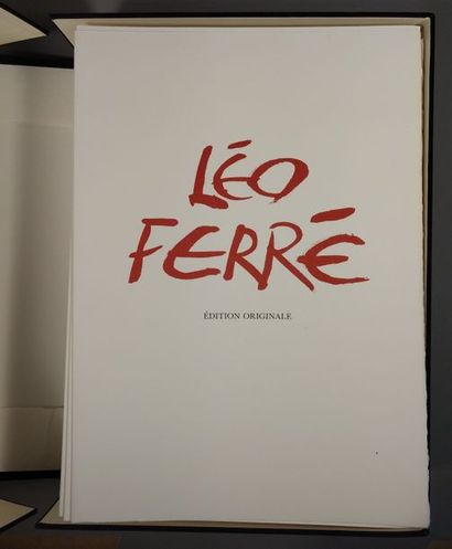 JACQUES PECNARD - LEO FERRE. Poésies. Seyssinet-Pariset,...