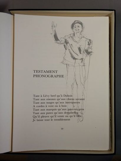JACQUES PECNARD - LEO FERRE. Poésies. Seyssinet-Pariset,...