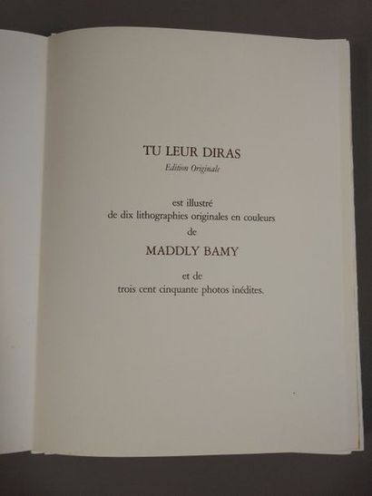 MADDLY BAMY. JACQUES BREL. Tu leur diras....
