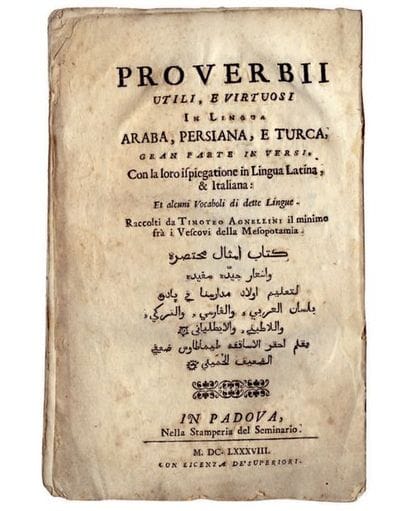 AGNELLINI (Timoteo).
Proverbii Utili, E Virtuosi...