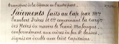 MANUSCRIT. - [BORDEAUX]. Inventaire de feu...