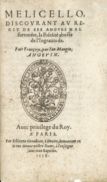 MAUGIN (Jean).
Melicello discourant au récit...