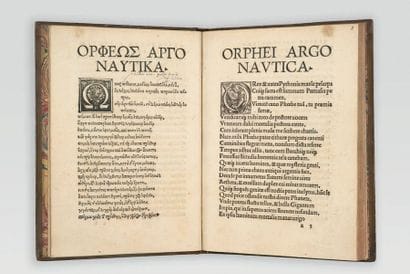 ORPHÉE. Argonauticon opus Graecum, cum interpretatione...