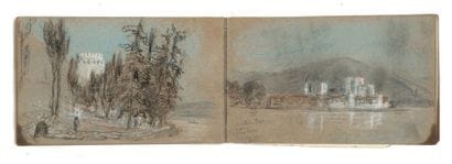 CARNETS DE DESSINS. - Milieu du XIXe siècle....
