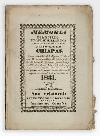 [PINEIRO (Salvador)].
Memoria del estado...