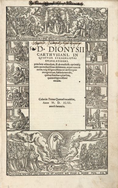 DENYS LE CHARTREUX.
In quatuor Evangelistas...