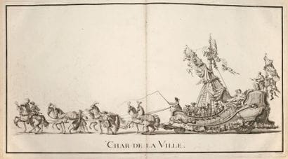 FÊTES publiques données par la ville de Paris,...