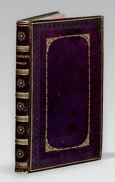 JUVENAL et PERSE. [Satyrae]. Venise, Alde...