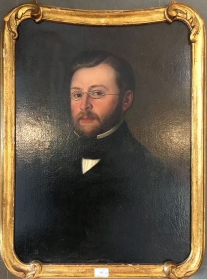 ECOLE FRANCAISE DU XIXème siècle
Portrait...