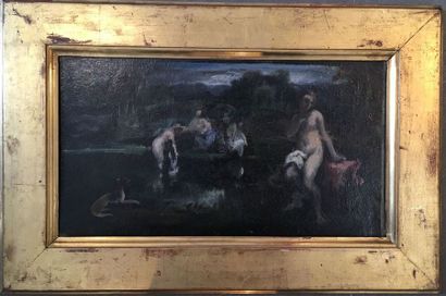 ECOLE FRANCAISE
Fin du XIXème siècle Baigneuses
Huile...