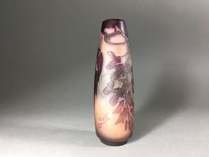 ÉTABLISSEMENT GALLÉ
Vase obusale.
Epreuve...