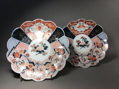 JAPON, Imari - Époque MEIJI (1868 - 1912)
Paire...