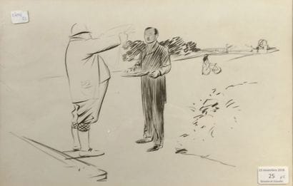 Jean-Louis FORAIN (1852-1931)
Prélat servant...