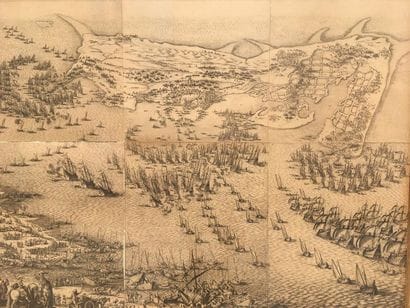 Jacques Callot (1592-1635)
Le Siège de l'île...
