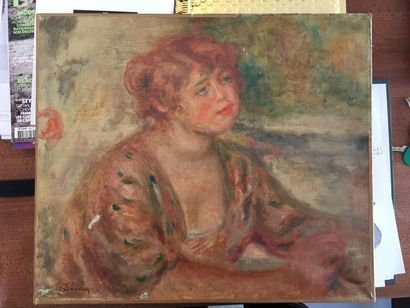 d'après Pierre-Auguste RENOIR (1841-1919)
Femme...