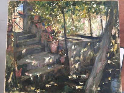 Paul CHARAVEL (1877-1961)
L'escalier
Huile...