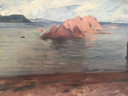 Paul CHARAVEL (1877-1961)
Vue de rochers
Huile...