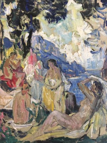 Paul CHARAVEL (1877-1961)
Baigneuses
Huile...