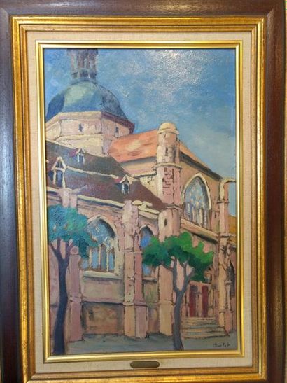 Elisée MACLET (1881-1962)
Vue d'église
Huile...