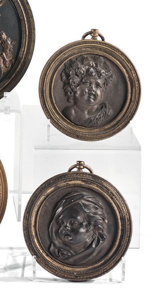 Ecole FRANCAISE vers 1800

Bustes de Bacchus...