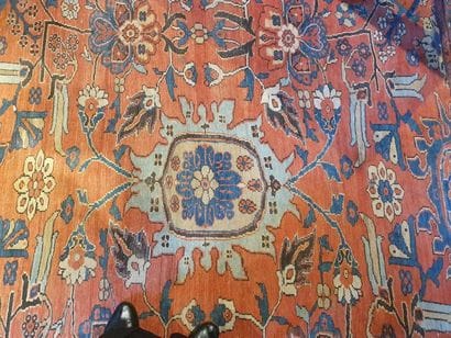Tapis Ferrahan (chaîne et trame en coton,...