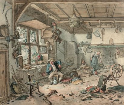Hendriks WYBRAND (1744-1831)

Intérieur de...