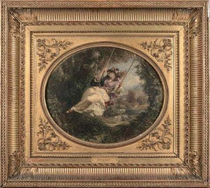Henri BARON (1816-1885)

L'escarpolette
Huile...