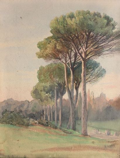 Achille BENOUVILLE (1815-1891)

Villa Borghèse,...