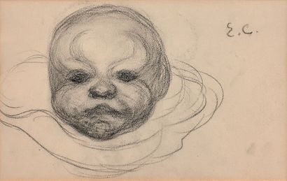 Eugène CARRIÈRE (1849-1906)

Tête de bébé
Dessin...