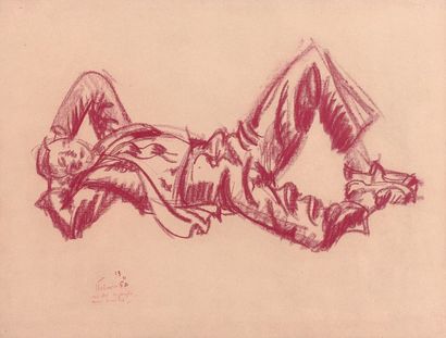Jean HÉLION (1904-1987)

Homme couché, 13...