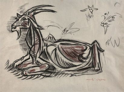 André MASSON (1896-1987)

Chèvre couchée
Pastels...