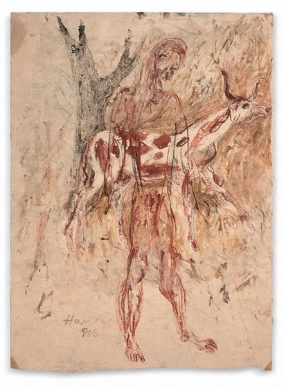Simon HANTAI (1922-2008)

Homme aux animaux
Aquarelle...