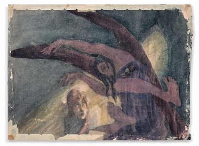Simon HANTAI (1922-2008)

Homme aux animaux
Aquarelle...