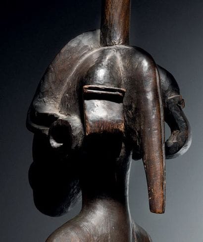 Statue Tshokwe, Style du pays d'origine,...