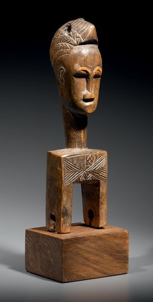 Etrier de poulie, Baoulé, Côte d'Ivoire
Bois
H....