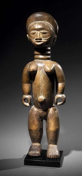 Statuette Dan, Côte d'Ivoire
Bois
H. 50,5...