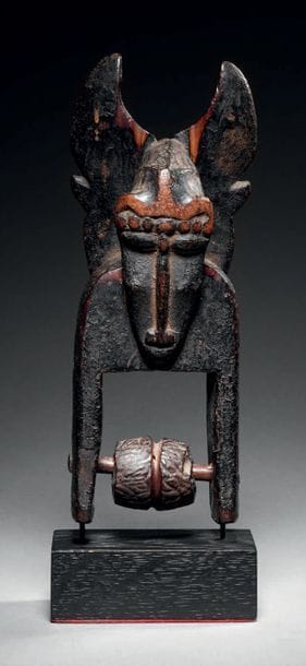 Etrier de poulie janus Djimini, Côte d'Ivoire
Bois...