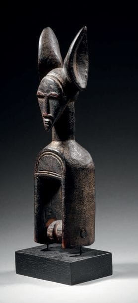Etrier de poulie Yahouré, Côte d'Ivoire
Bois...