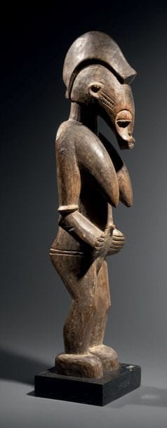 Paire de statuettes Sénoufo, Côte d'Ivoire
Bois
H....