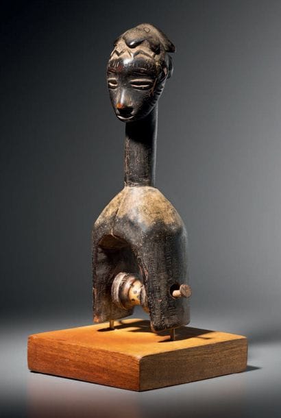 Petite poulie Gouro, Côte d'Ivoire
Bois
H....