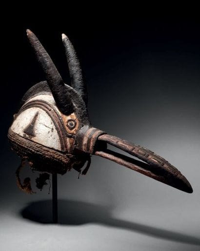 ?Masque d'antilope, Kokologho, Mossi sukomsé,...