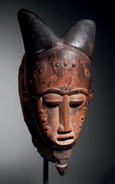 Masque kpwan Baoulé, Côte d'Ivoire
Bois à...
