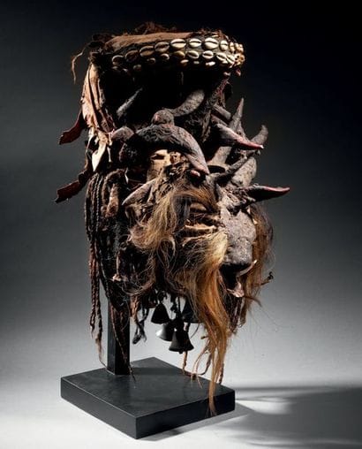 Masque Wé, Côte d'Ivoire
Bois, mâchoire de...
