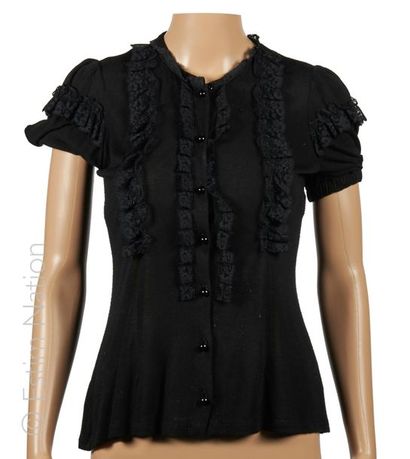 DOLCE & GABBANA
DEUX TOPS en jersey et viscose...
